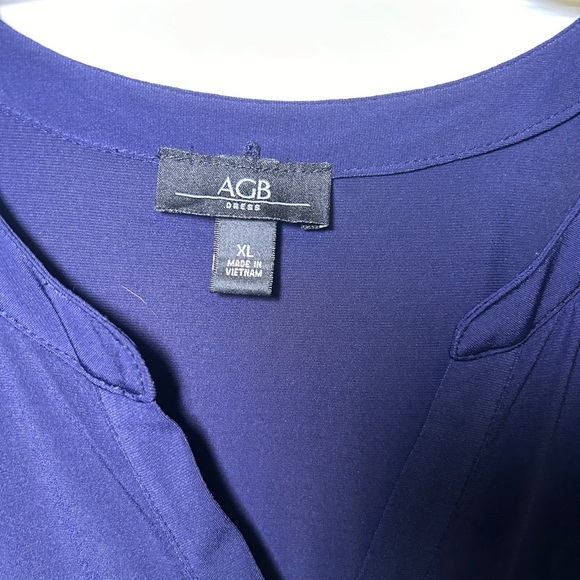 AGB women’s dress with 3/4 sleeves and drop waist - Picture 2 of 4